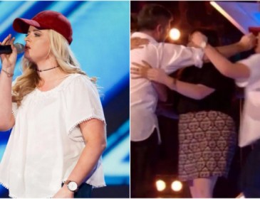 Simon Cowell accidentally punched Caitlyn Vanbeck in the face on The X Factor