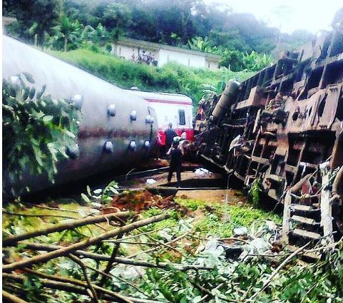 At least 53 dead after overloaded train derails in Cameroon