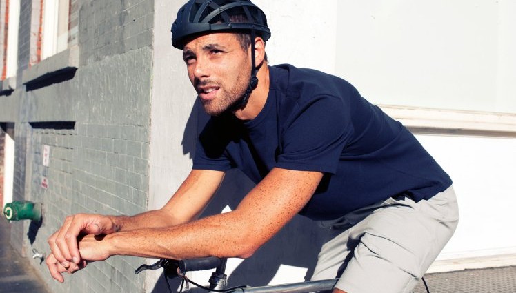 This latest collapsible bike helmet folds down to one third of its original size