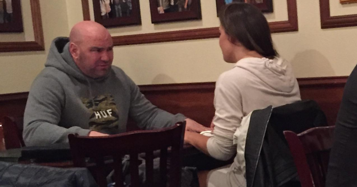 SPOTTED! Dana White And Miesha Tate Spotted At A Restaurant Together… What’s Next?