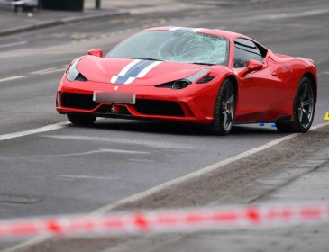 Person thrown off bridge and five injured after Ferrari ‘mounts pavement and hits them’