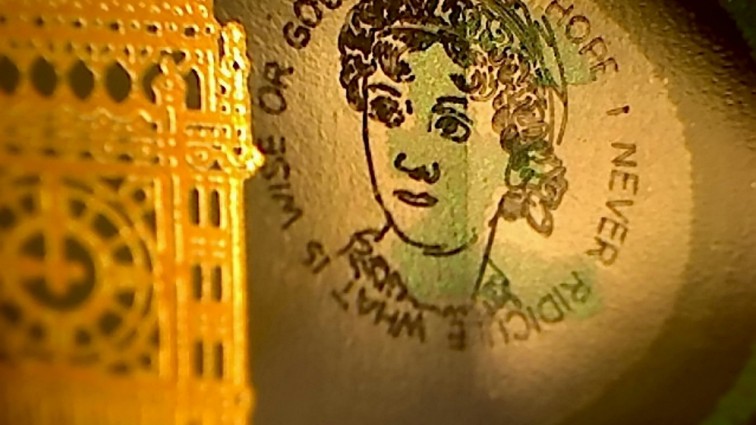 Someone has found one of the five pound notes worth £50,000