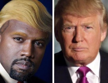 Kanye West spotted at Trump Tower