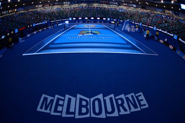 Things are heating up at the Australian Open in Melbourne