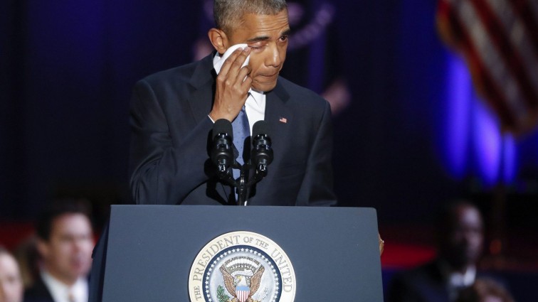 Barack’s final goodbye: President Obama’s emotional farewell speech