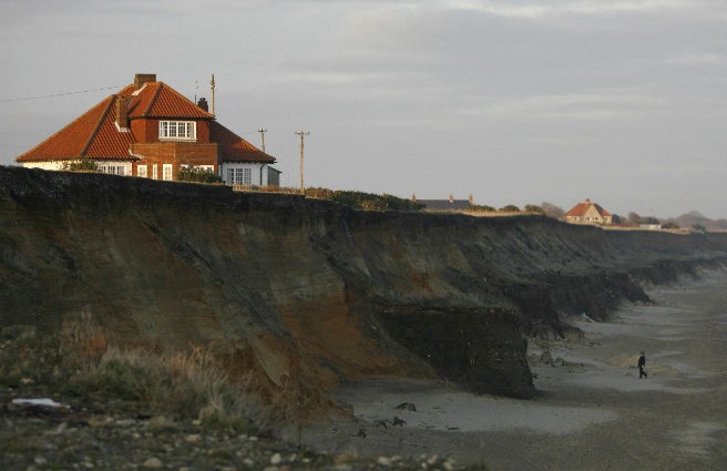 Man killed after cliff collapses onto beach in the UK