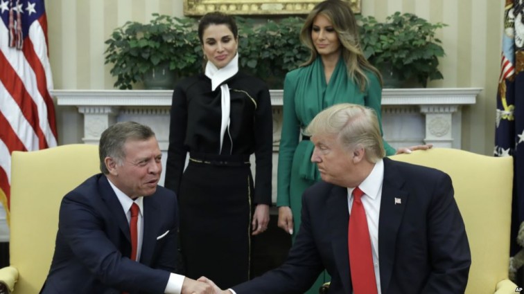 Что сделал король Иордании на встрече с Трампом. Вы такого еще не видели!