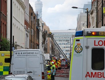 Срочно! На крупном рынке в Лондоне произошел страшный пожар