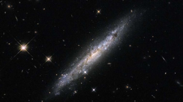 Астрономы показали снимок «взрывоопасной» галактики