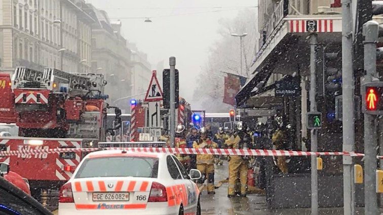 Возле американского посольства в Женеве произошел мощный взрыв