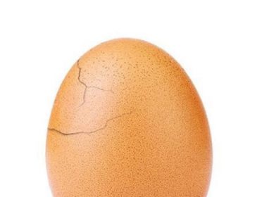 Фото куриного яйца в Instagram продолжает набирать популярность и трескаться