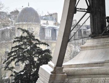 Даже Эйфелеву башню закрыли: в Париже не перестает бушевать снежная буря