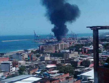 Мощный взрыв в одном из крупнейших портов Венесуэлы
