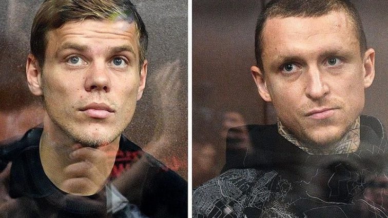 Скандальные российские футболисты Кокорин и Мамаев останутся в тюрьме до апреля